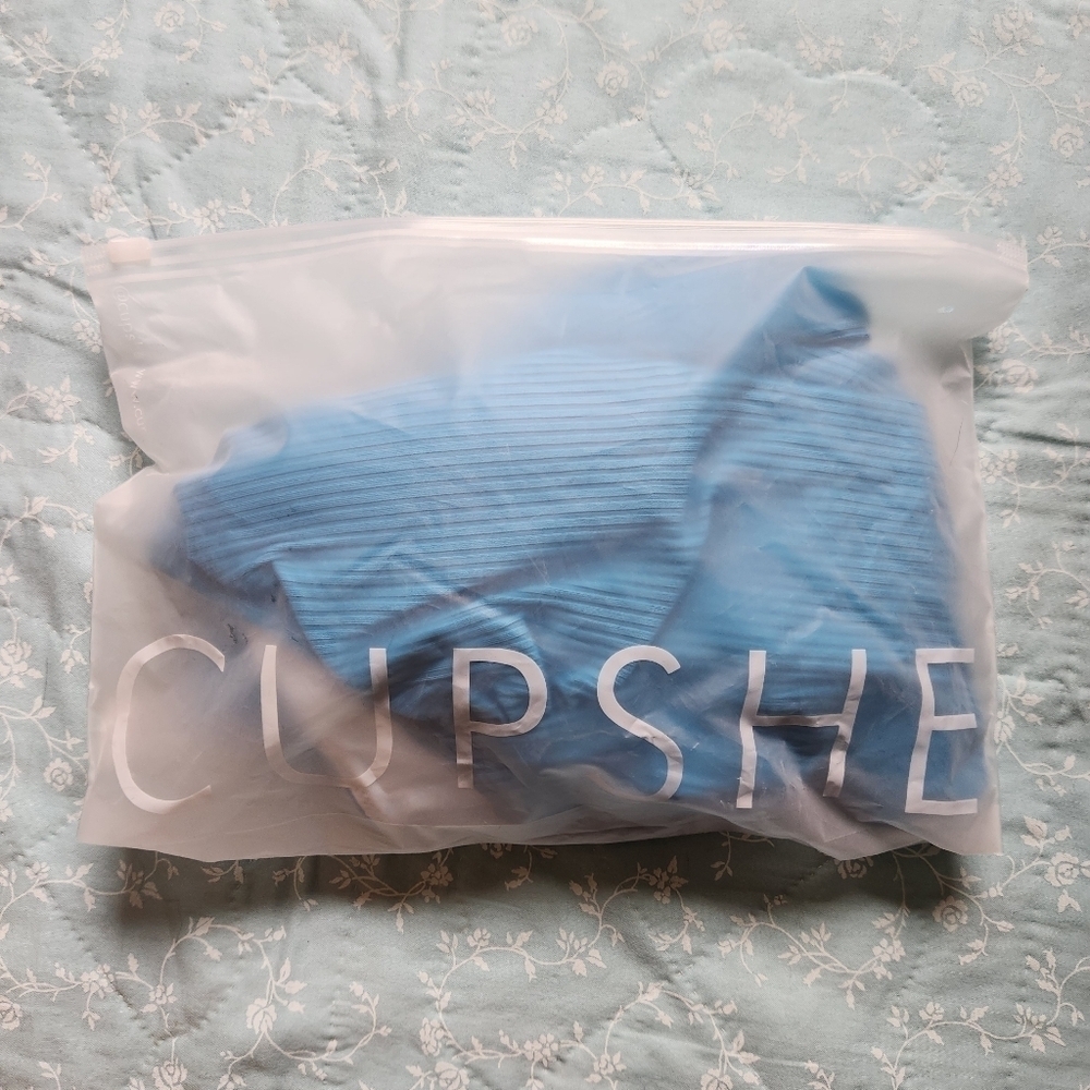 3/$25 Cupshe teal torquise one piece swim XL adjustable scoop neck bathing suit - Picture 12 of 12